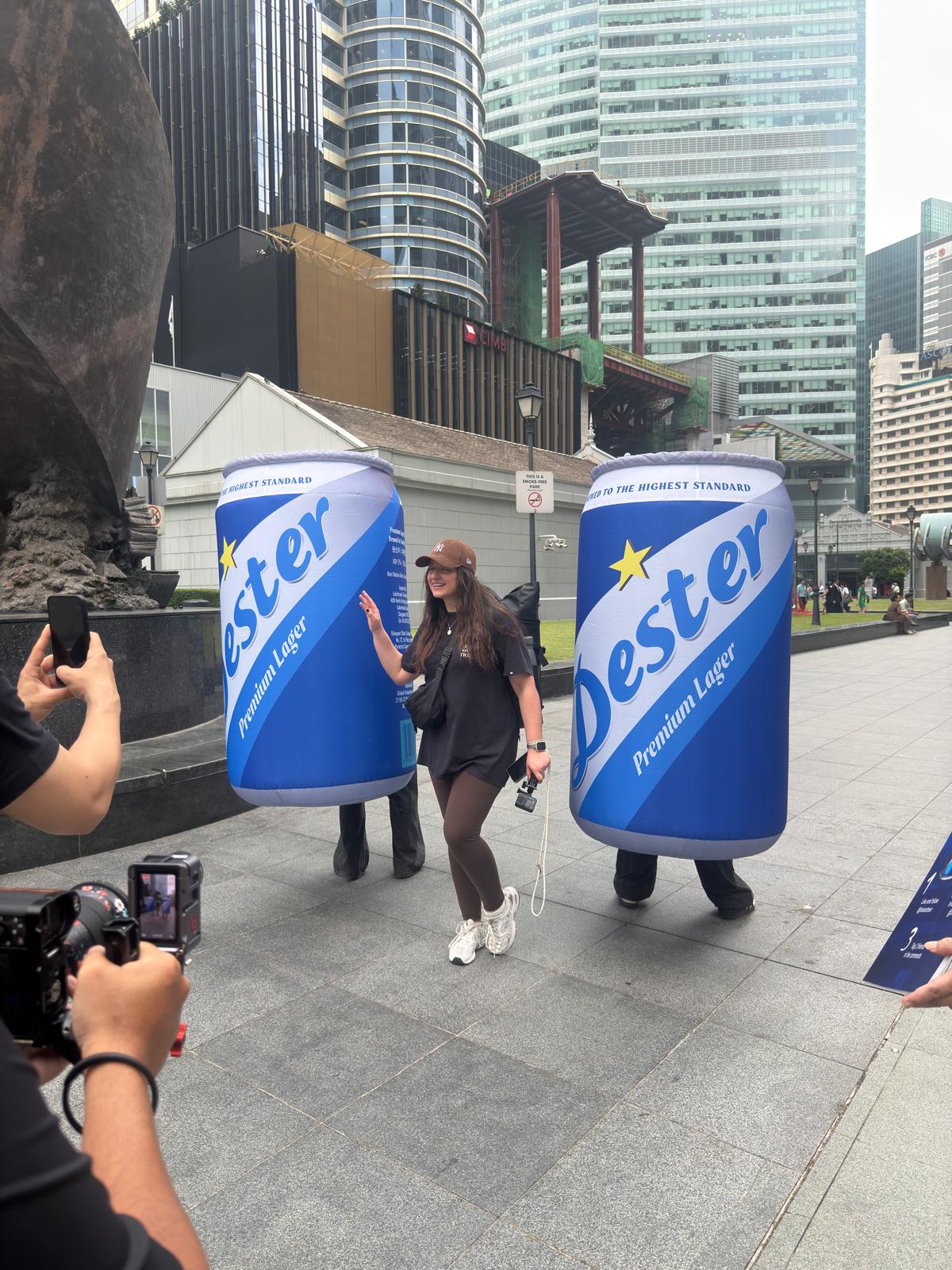 Dester brand activation setup