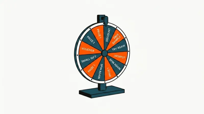 Table Top Spin & Win Wheel