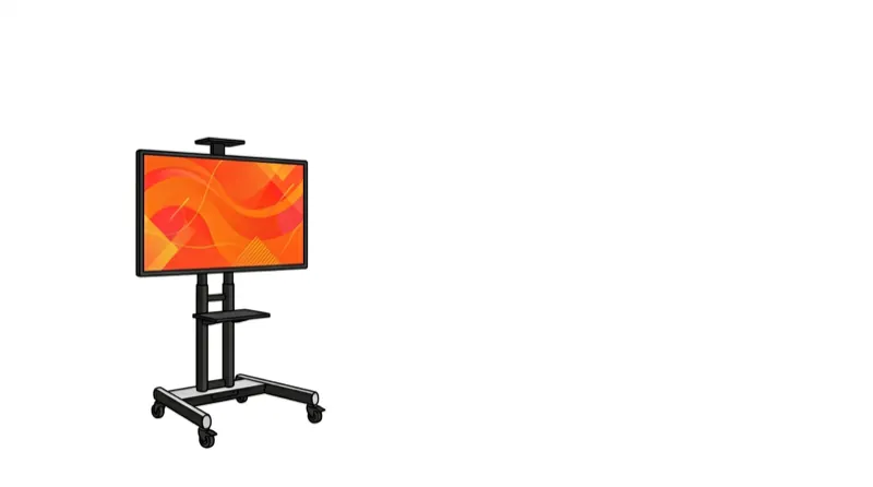 42 inch TV with Mobile Stand