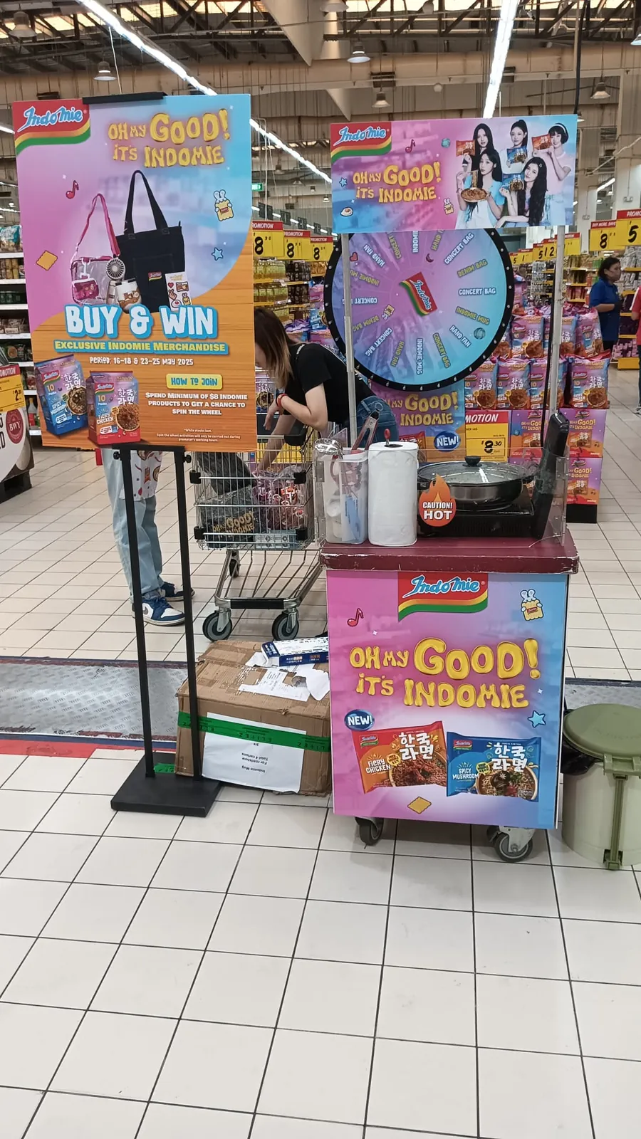 Supermarket merchandising